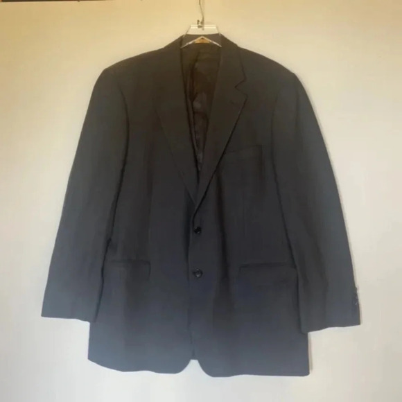 Austin‎ Reed Mens Brown Tweed Wool Blazer Sport Coat Jacket Size 44L - Picture 1 of 5
